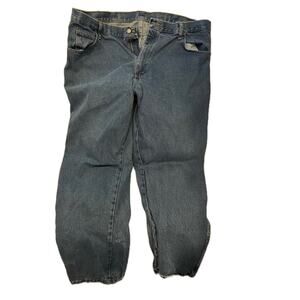 Rustler Classic Straight Fit Jeans Mens 42x32